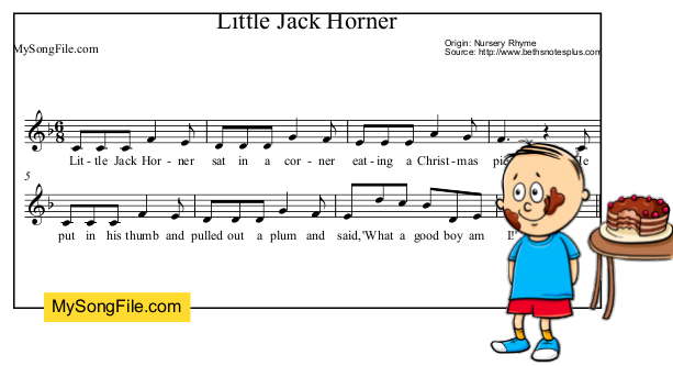 Little Jack Horner (version 2)