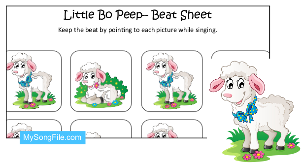Little Bo Peep (Beat Sheet Colour)