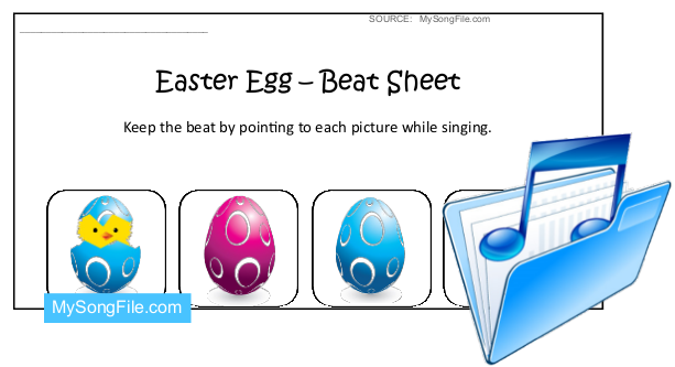 Easter Egg (Beat Sheet Blue and Pink)