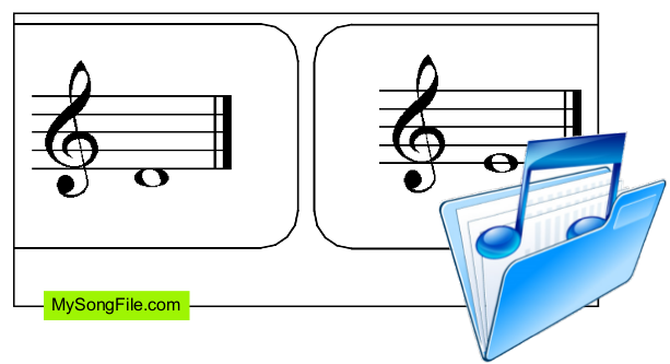 Flash Cards Treble Clef Notes My Song File