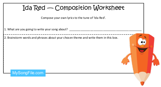 Ida Red (Composition Worksheet)