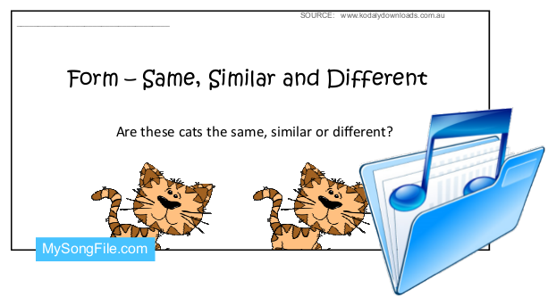Form Same Similar And Different My Song File