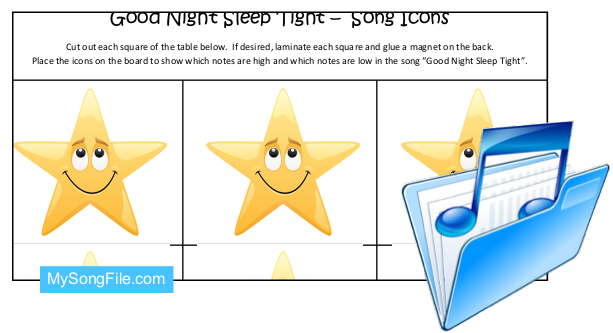 Goodnight (Song Icons Colour)