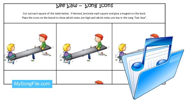 See Saw (Song Icons Colour)