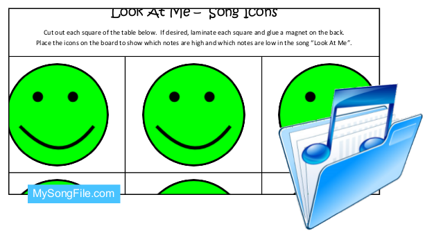 Look At Me (Song Icons Colour)