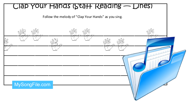 Clap Your Hands (Staff Reading Lines and Spaces)