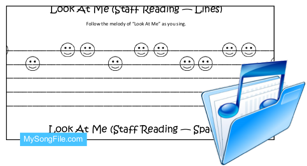 Look At Me (Staff Reading Lines and Spaces)