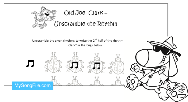 Old Joe Clark (Unscramble the Rhythm)