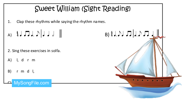 Sweet William (Sight Reading)