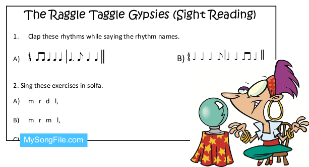 The Raggle Taggle Gypsies (Sight Reading)
