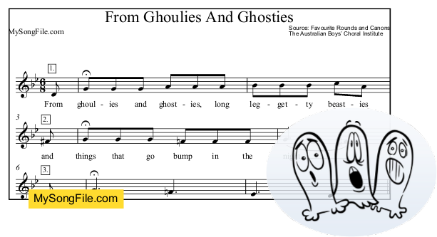 From Ghoulies and Ghosties