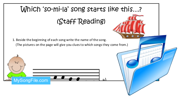 Which ‘so-mi-la’ Song Starts Like This (Staff Reading)