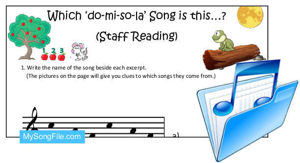 Which ‘do-mi-so-la’ Song Starts Like This (Staff Reading)