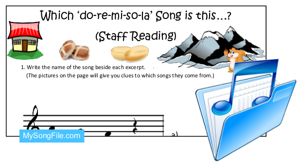 Which ‘do-re-mi-so-la’ Song Starts Like This (Staff Reading)