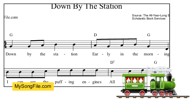 Down By The Station | My Song File