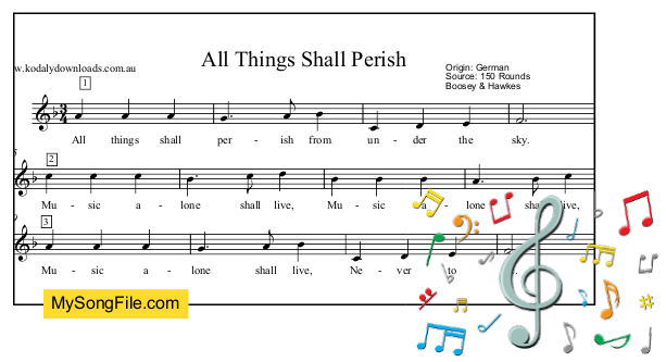 All Things Shall Perish
