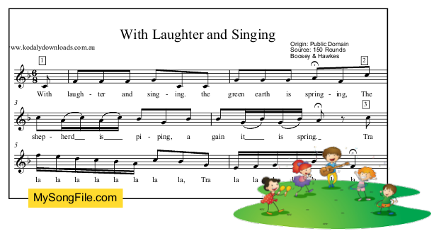 With Laughter and Singing