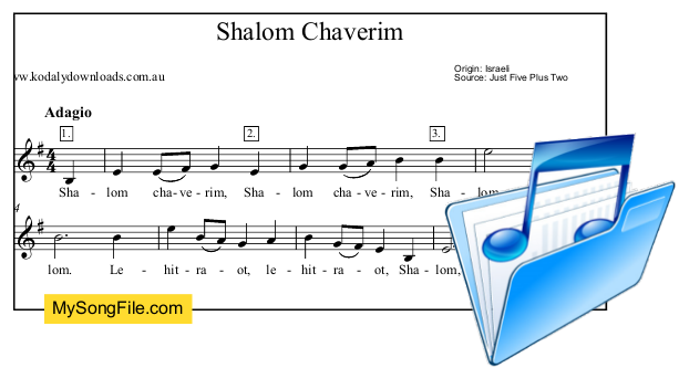 Shalom Chaverim Mp3 Free - Colaboratory