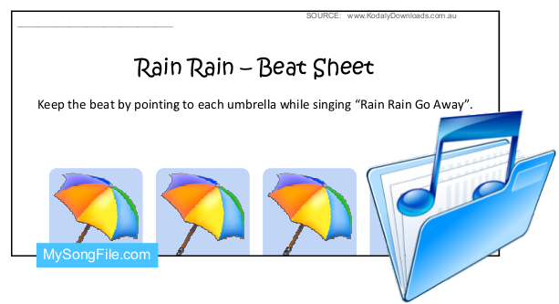 Rain Rain (Colour Beat Sheet)