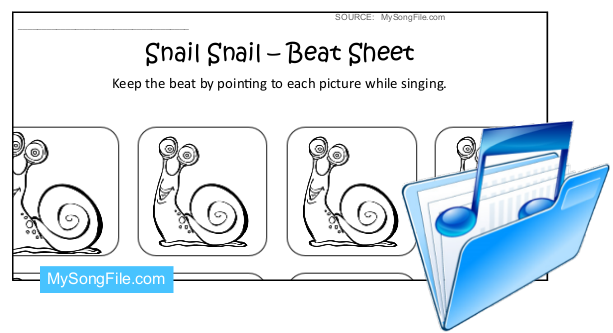 Snail Snail (Beat Sheet Black and White)