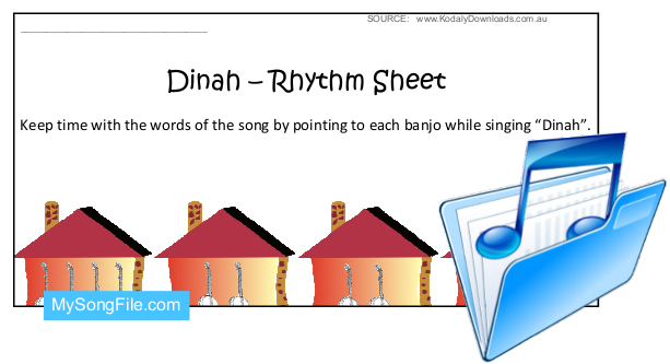 Dinah (Rhythm Chart)