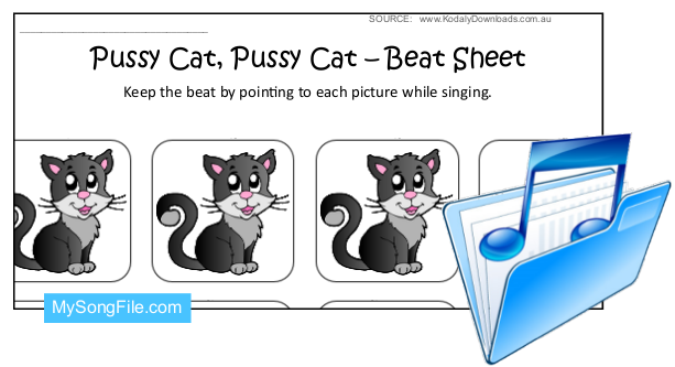 Pussy Cat, Pussy Cat (Beat Sheet Colour)