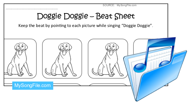 Doggie Doggie (Beat Sheet Black and White)