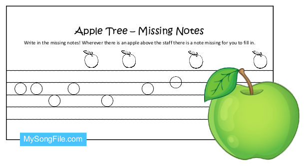 Apple Tree (Stave Writing Missing Notes)