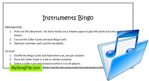 Bingo (Instruments)