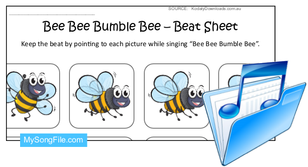 Bee Bee Bumble Bee (Beat Sheet Colour)