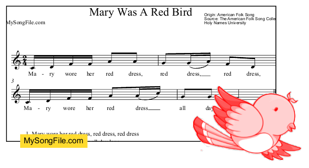 Mary Was A Red Bird