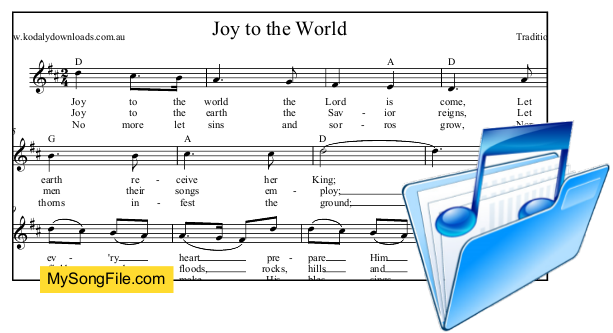 Joy To The World - D Major