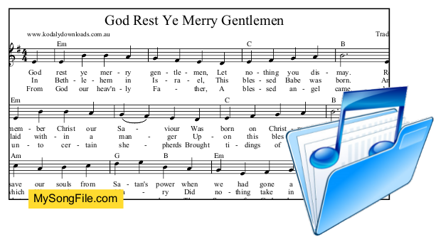God Rest Ye Merry Gentlemen - E minor