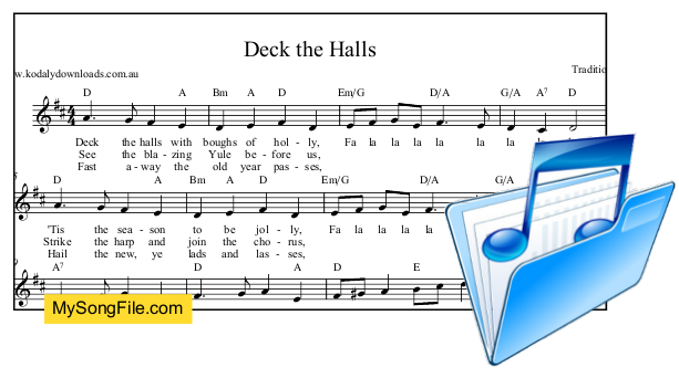 Deck the Halls - D Major