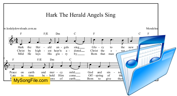 Hark The Herald Angels Sing - F Major