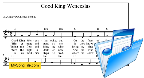 Good King Wenceslas - G Major
