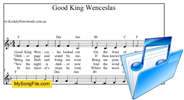 Good King Wenceslas - F Major