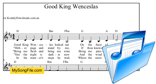 Good King Wenceslas - D Major