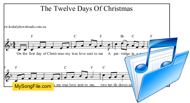 Twelve Days of Christmas - F Major