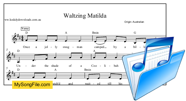 Waltzing Matilda (D Major)