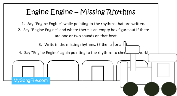 Engine Engine (Missing Rhythms Black and White)