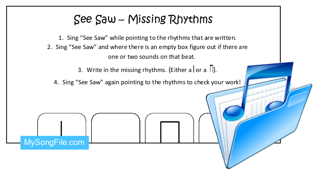 See Saw (Missing Rhythms Black and White)