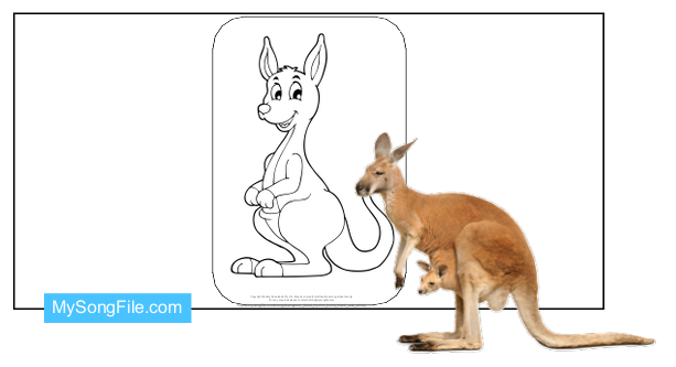 Kangaroo (Beat Rhythm Icons Black and White)