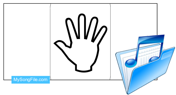 Clap Your Hands (Beat Rhythm Icons Black and White)