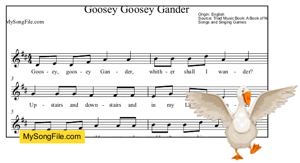 Goosey Goosey Gander