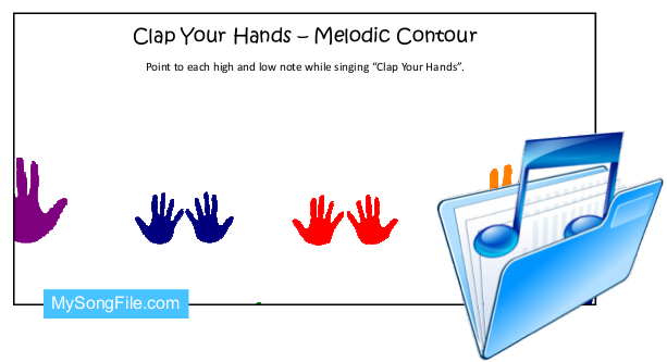Clap Your Hands (Melodic Contour Chart Colour)