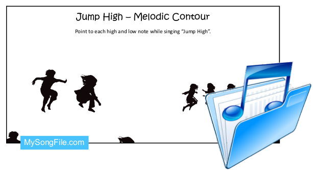 Jump High (Melodic Contour Chart)