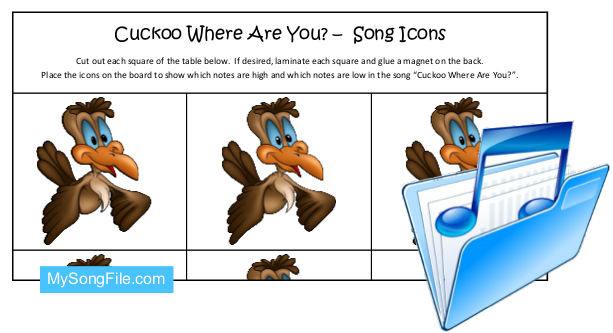 Cuckoo Where Are You (Song Icons Colour)