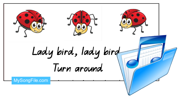 Lady Bird (lyric poster)