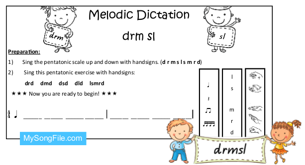 drmsl (Melodic Dictation - Stick Notation)